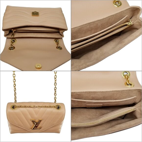 Louis Vuitton New Wave Chain Bag MM Noisette Hazelnut Brown Leather Crossbody - Picture 9 of 16